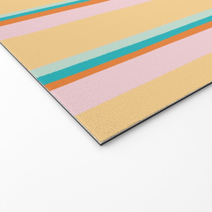 Atomic Stripes Welcome Mat Gallery Image 2