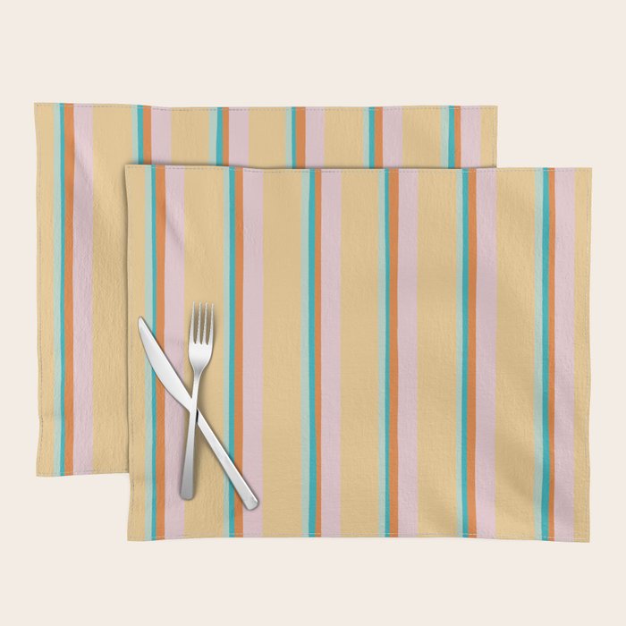 Atomic Stripes Placemat Gallery Image 1