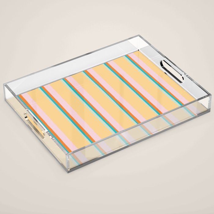 Atomic Stripes Acrylic Tray Gallery Image 1