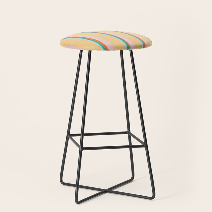 Atomic Stripes Stool Gallery Image 1