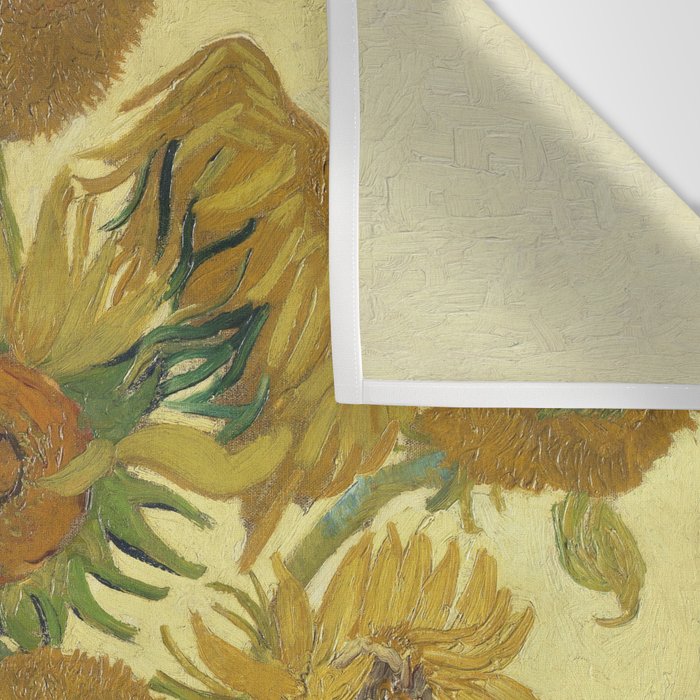 Sunflowers by Vincent Van Gogh Wall Tapestry Gallery Image 3