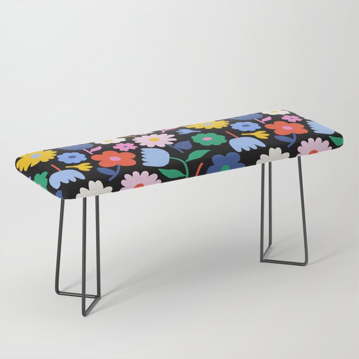 Floral Medley - night Bench Gallery Image 1