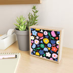 Floral Medley - night Mini Art Print Gallery Image 2