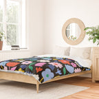 Floral Medley - night Duvet Cover Gallery Image 2