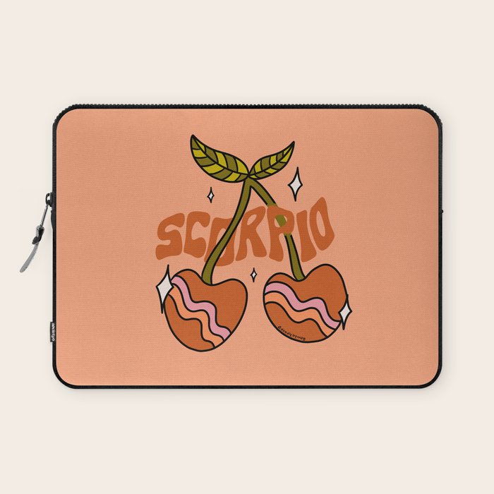 Scorpio Cherries Laptop Sleeve Gallery Image 1