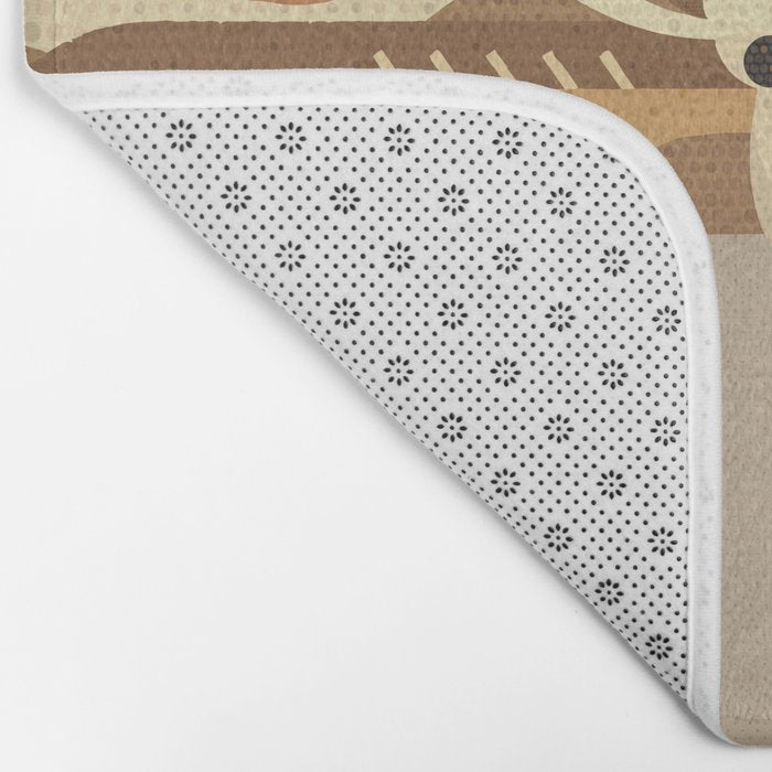 Whimsy Giraffe Bath Mat Gallery Image 2