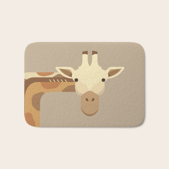 Whimsy Giraffe Bath Mat Gallery Image 1