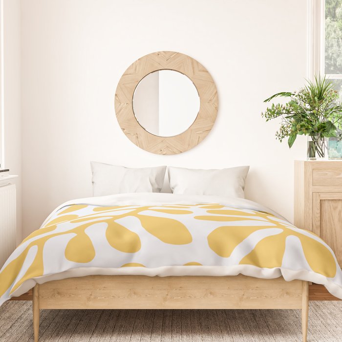 Yellow crawler pattern Duvet Cover Gallery Image 3