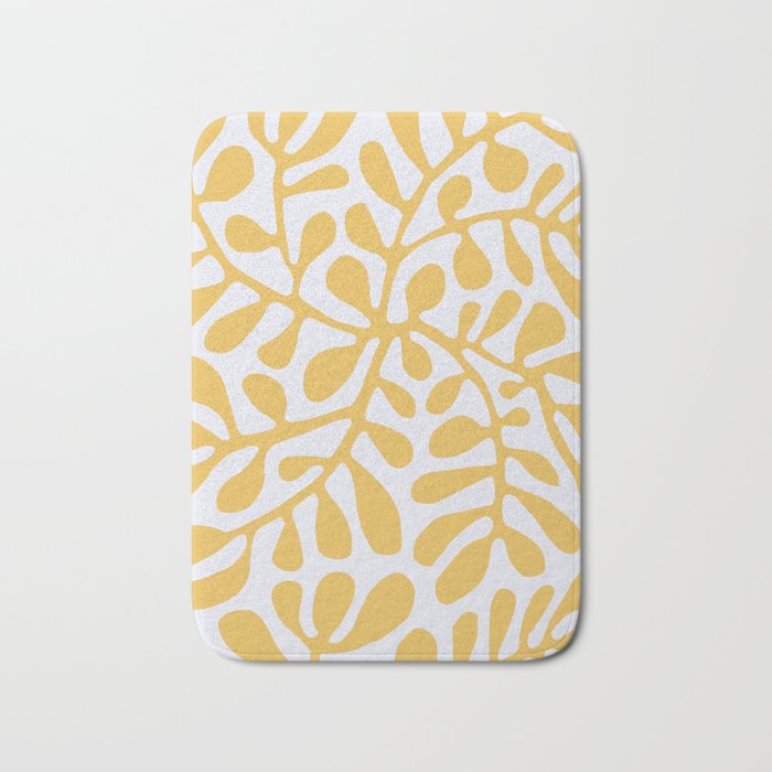 Yellow crawler pattern Bath Mat Gallery Image 1