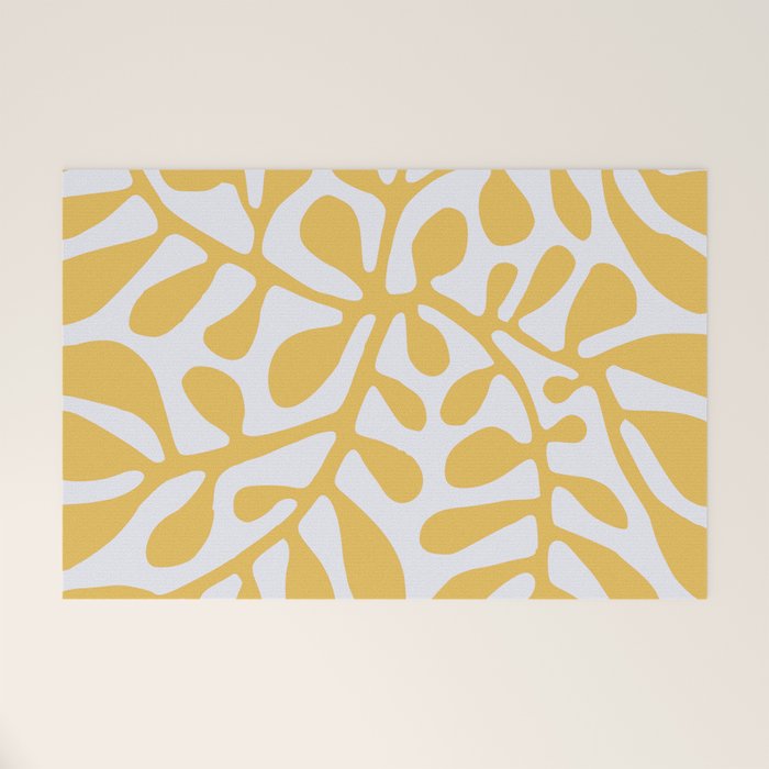 Yellow crawler pattern Welcome Mat Gallery Image 1