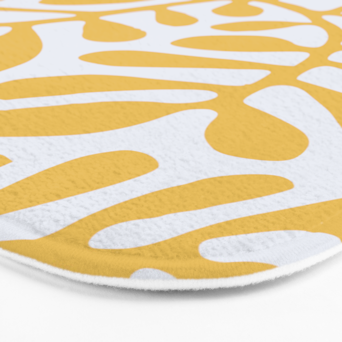Yellow crawler pattern Bath Mat Gallery Image 3