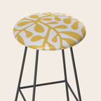 Yellow crawler pattern Stool Gallery Image 2