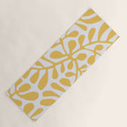 Yellow crawler pattern Yoga Mat Gallery Image 1