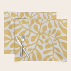 Yellow crawler pattern Placemat Gallery Image 1