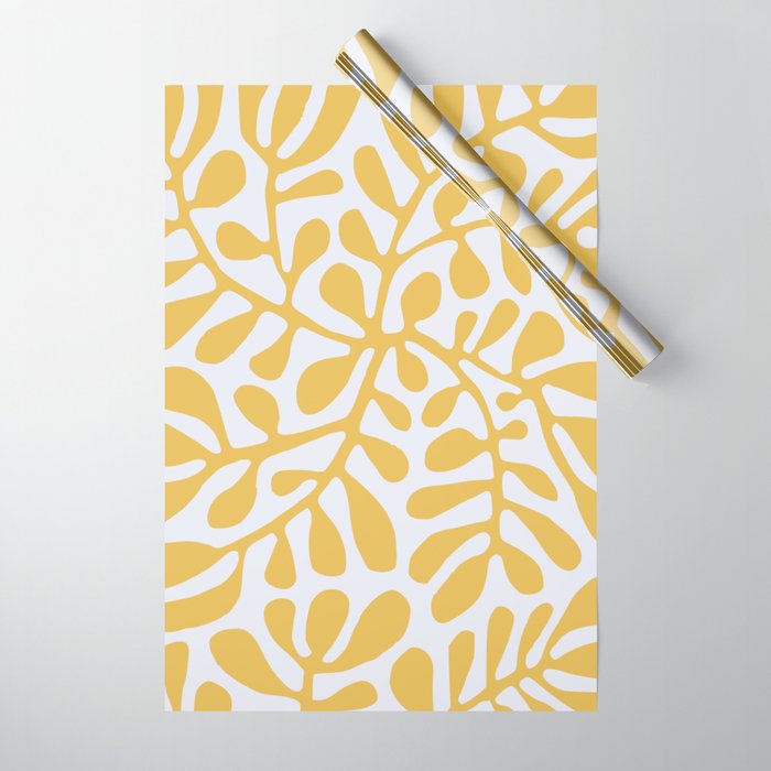 Yellow crawler pattern Wrapping Paper Gallery Image 1