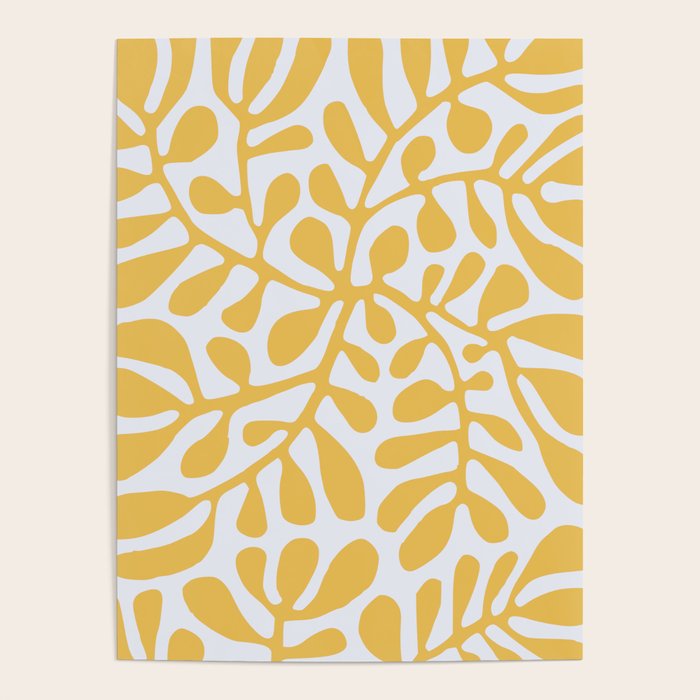 Yellow crawler pattern Poster Gallery Image 1