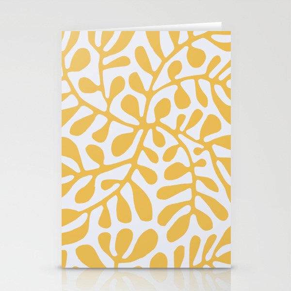 Yellow crawler pattern Stationery Card Gallery Image 1