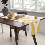 Yellow crawler pattern Table Runner Gallery Image 2