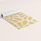 Yellow crawler pattern Yoga Mat Gallery Image 2