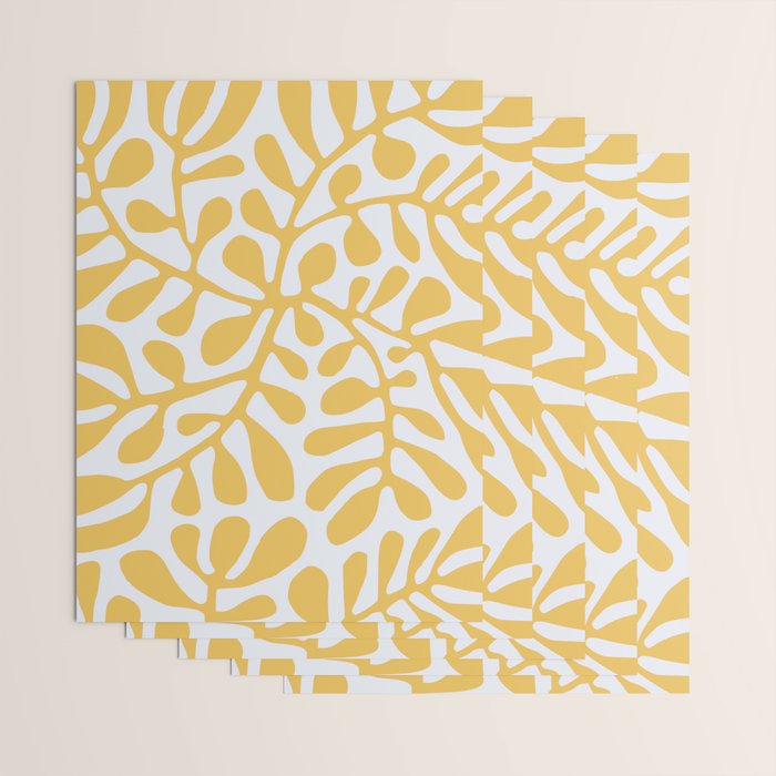 Yellow crawler pattern Wrapping Paper Gallery Image 3