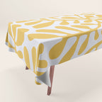 Yellow crawler pattern Tablecloth Gallery Image 1