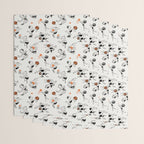 Basketball Fun Comic Illustration Pattern with Balls on Grey Background Wrapping Paper Gallery Image 3