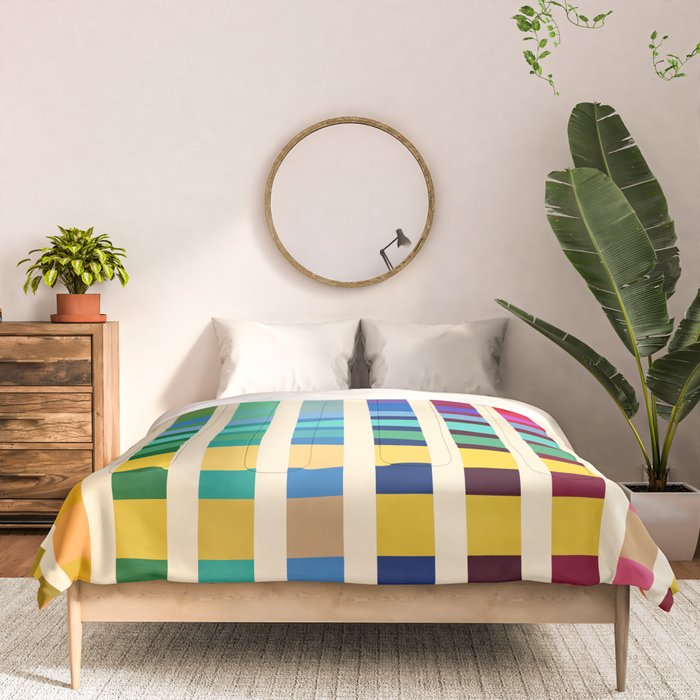 Futuristic Cyber Rainbow Crossing Comforter Gallery Image 3