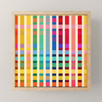 Futuristic Cyber Rainbow Crossing Mini Art Print Gallery Image 1