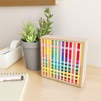 Futuristic Cyber Rainbow Crossing Mini Art Print Gallery Image 2