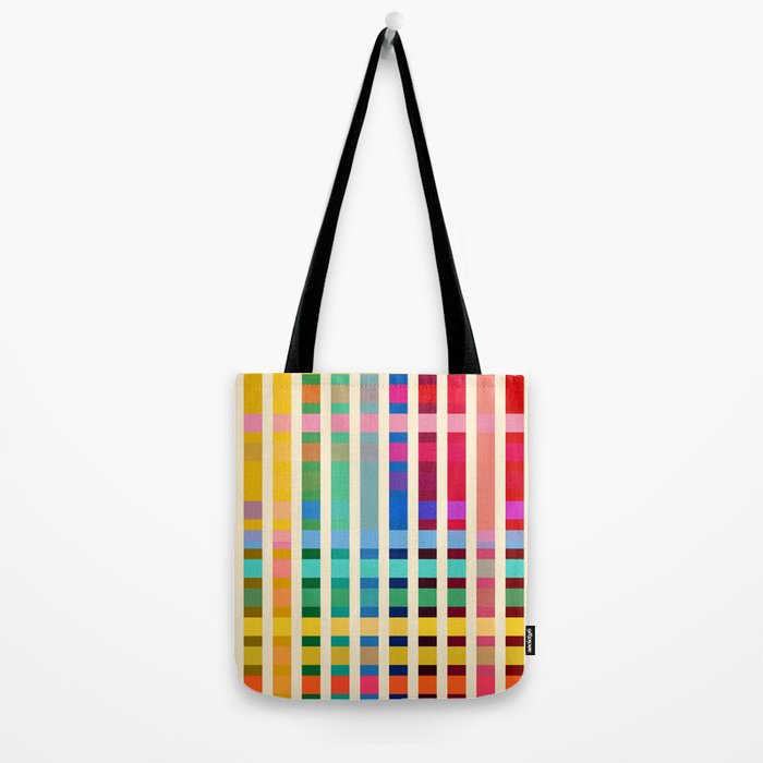Futuristic Cyber Rainbow Crossing Tote Bag Gallery Image 2