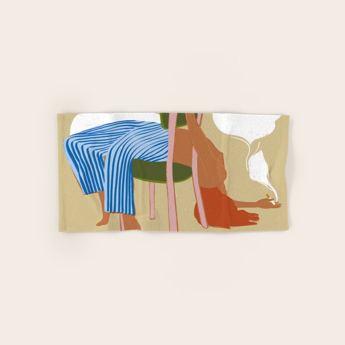 Smoking Up And Making Clouds Bath Towel Gallery Image 1