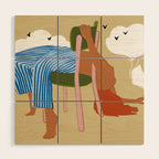 Smoking Up And Making Clouds Wood Wall Art Gallery Image 1