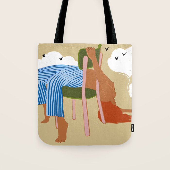 Smoking Up And Making Clouds Tote Bag Gallery Image 1
