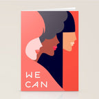 Together, we can  #girlpower Stationery Card Gallery Image 2