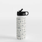 Modern Surf Shack . Navy Water Bottle Gallery Image 1