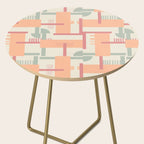 Playful geometric stripes C Side Table Gallery Image 2