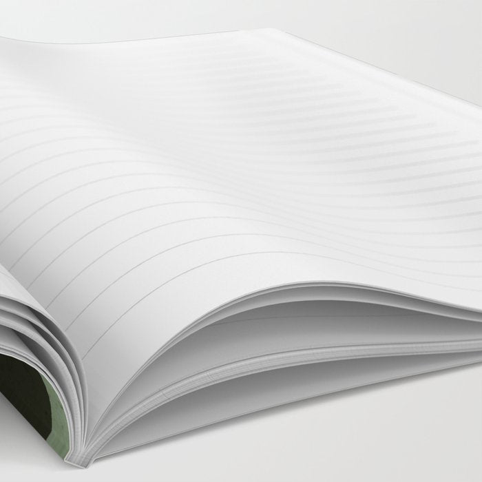 Minimal Abstract Art Face 2 Notebook Gallery Image 2