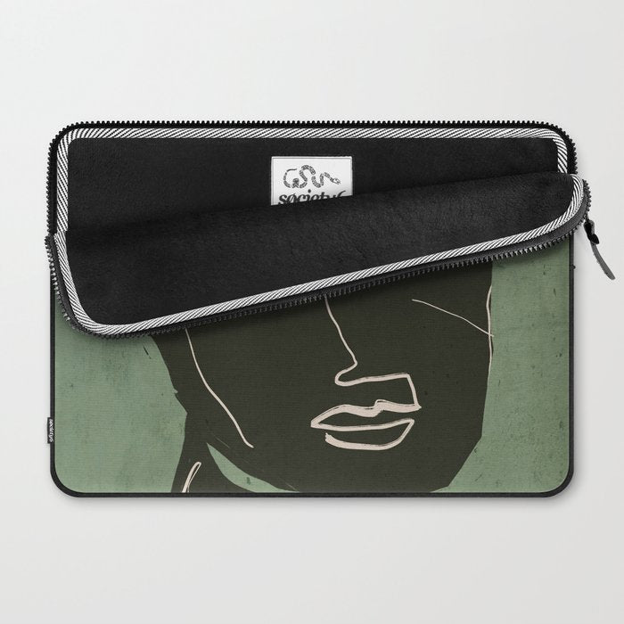 Minimal Abstract Art Face 2 Laptop Sleeve Gallery Image 2
