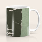 Minimal Abstract Art Face 2 Coffee Mug Gallery Image 1