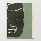 Minimal Abstract Art Face 2 Notebook Gallery Image 4