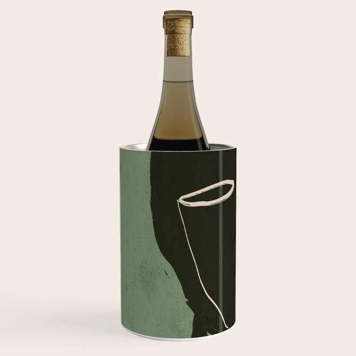 Minimal Abstract Art Face 2 Wine Chiller Gallery Image 2