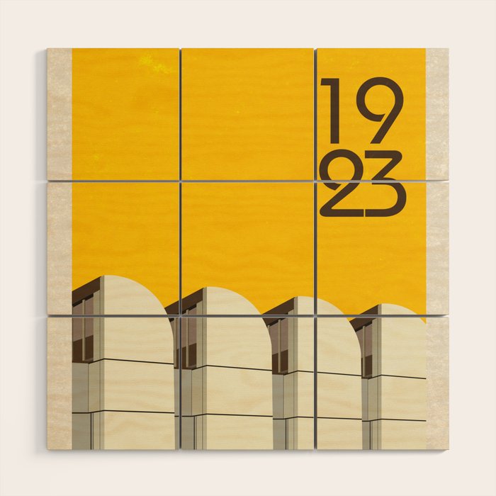 Bauhaus Archive Wood Wall Art Gallery Image 1