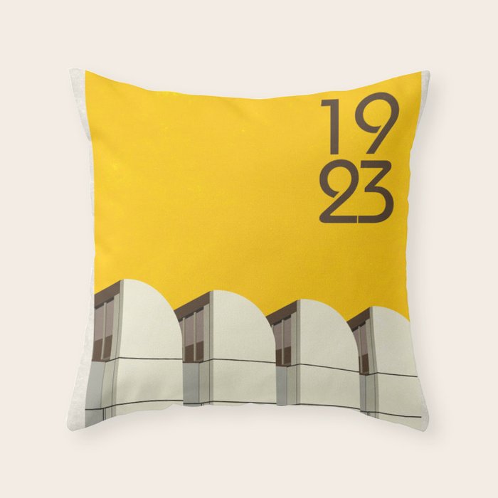 Bauhaus Archive Throw Pillow Gallery Image 1