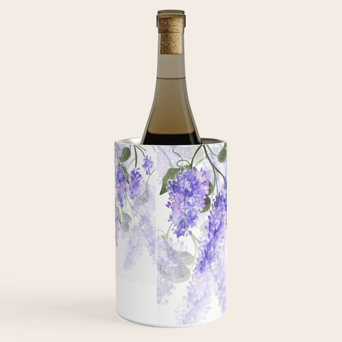 Purple Wisteria Flowers Wine Chiller Gallery Image 2