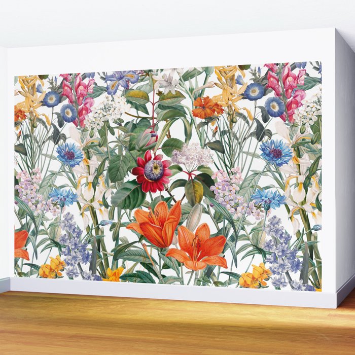 Vintage Garden IX Wall Mural Gallery Image 2