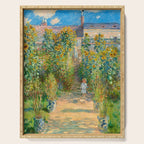 Claude Monet, The Artist's Garden at Vétheuil, 1880 Serving Tray Gallery Image 1