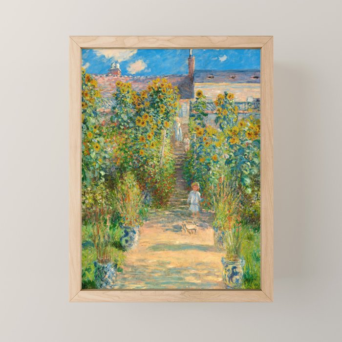 Claude Monet, The Artist's Garden at Vétheuil, 1880 Mini Art Print Gallery Image 1