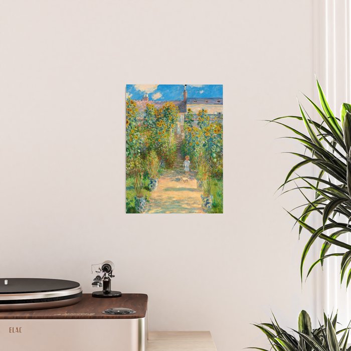 Claude Monet, The Artist's Garden at Vétheuil, 1880 Poster Gallery Image 2