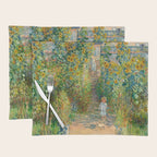 Claude Monet, The Artist's Garden at Vétheuil, 1880 Placemat Gallery Image 1