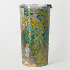 Claude Monet, The Artist's Garden at Vétheuil, 1880 Travel Mug Gallery Image 2